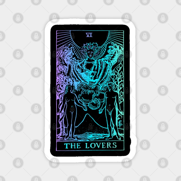 The Lovers Tarot Card Magnet by srojas26