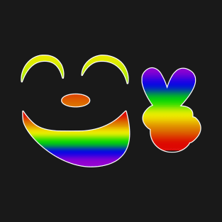 Rainbow Happy Face T-Shirt