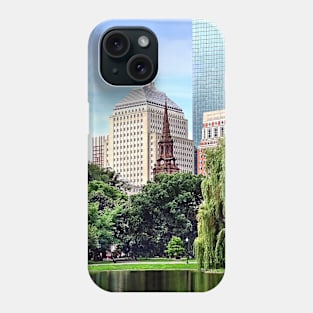 Boston MA - View From Boston Public Garden Phone Case