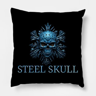 Steel Skull Pillow