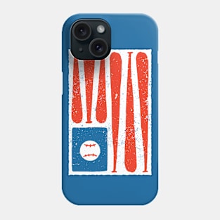 Vintage Baseball American Flag Phone Case