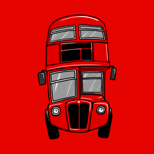 Red Vintage London Bus by y30man5