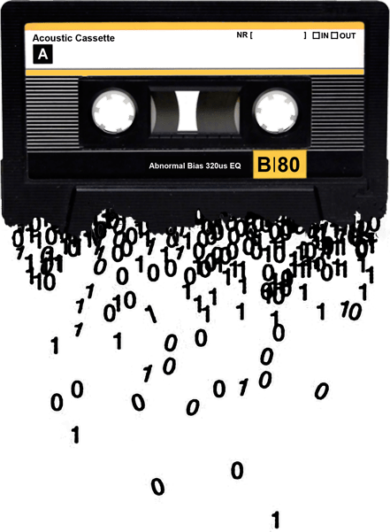 The death of the cassette tape Kids T-Shirt by wanungara