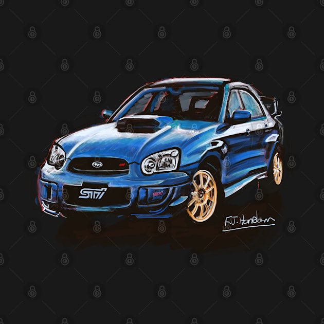 Subaru Impreza WRX STI by Francohanekom