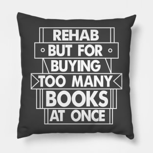 Books Rehab Pillow