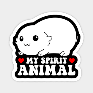 My Spirit Animal Is A Moopsy Funny Moopsy Lovers Magnet