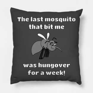 Hungover Mosquito Pillow