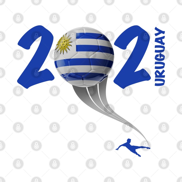 Uruguay Copa America Soccer 2021 by DesignOfNations