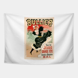 BAL BULLIER 1899 Tous Les Jeudis Grande Fête by Poster Artist Georges Meunier Tapestry