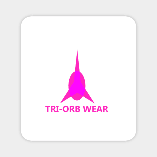 TRI-ORB WEAR, PINK VERSION LOGO DESIGN BEST AND VIBRANT Magnet