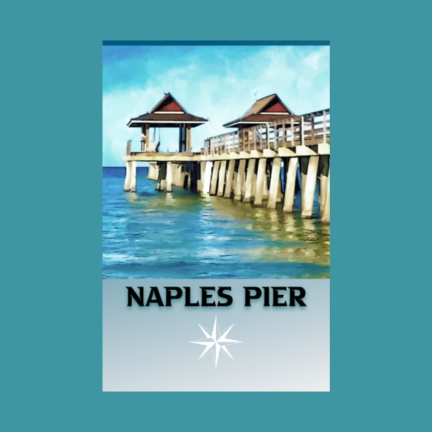 Naples Pier Travel Florida by ArtisticEnvironments