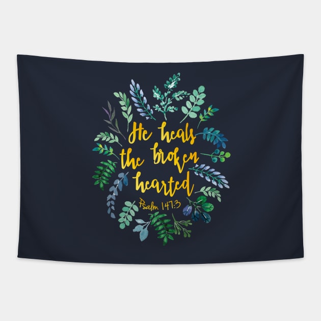 Psalm 147:3 Tapestry by ReVivingHoPe