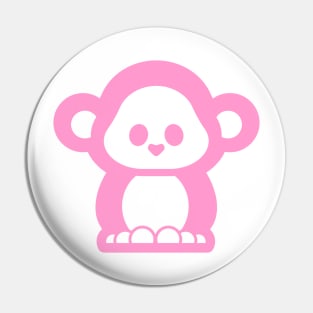 Monkey Icon Pin