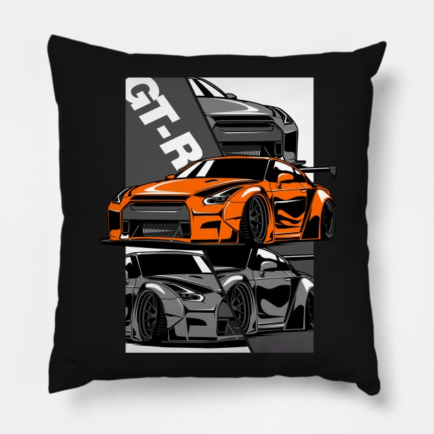 GT - R 35 Pillow by aredie19