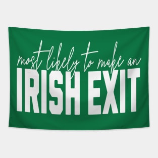 Irish exit Tapestry