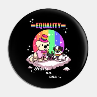 Equality Hurts No One Pin