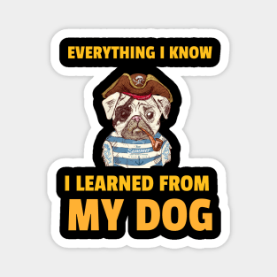 Everything I know I learned from my dog Magnet