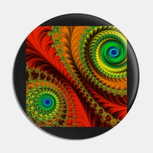 Coat of Many Colors Pin