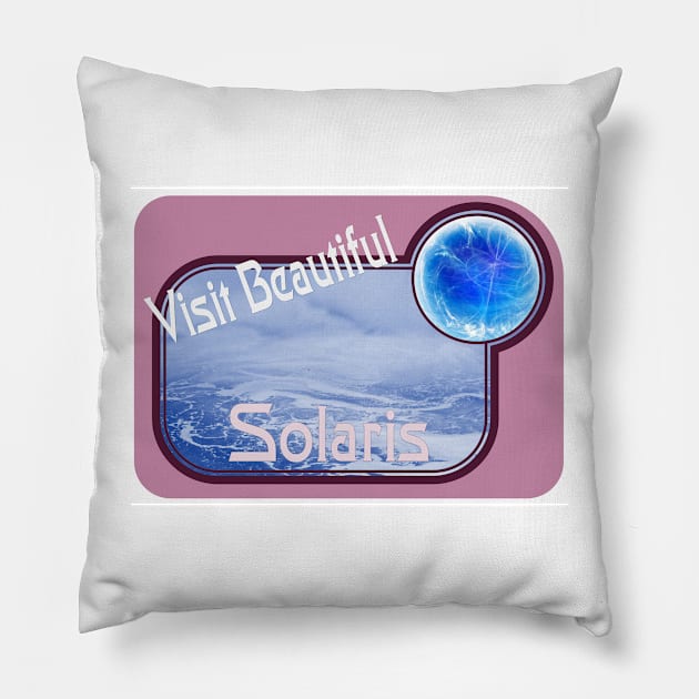 Visit Beautiful Solaris Pillow by Starbase79