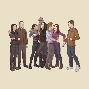 Agents of SHIELD Team as Family T-Shirt