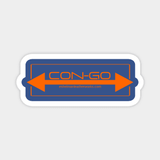 Compact Con-Go logo design in Orange Magnet