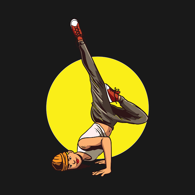 Breakdancing B-Boy Hip Hop Dancer by Luxara