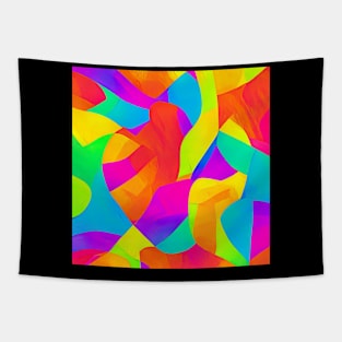 omg retro pattern abstract Tapestry