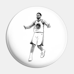 Klay Thompson Gold Blooded Pin