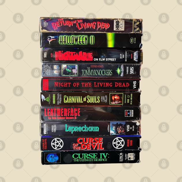 Halloween Movie Retro Cassette by generasilawas