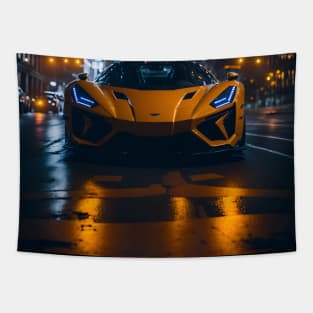 Chicago Night Ride Tapestry