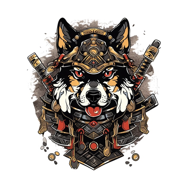 samurai dog by fancy ghost