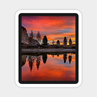 Beautiful sunset design Magnet