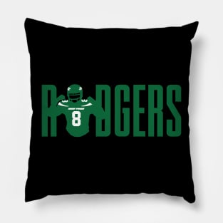 Rodgers 8, New York Football QB Pillow