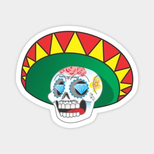 Mexican Skull Magnet