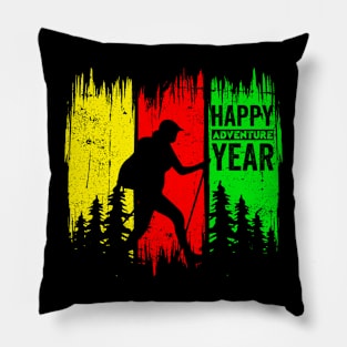 Happy Adventure Year Pillow