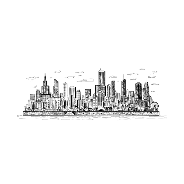 Chicago Buildings by TeesAndTheCities