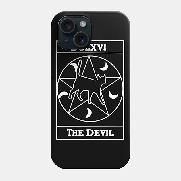 The Devil Card Phone Case by valentinahramov