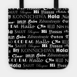 Hello in Multiple Languages Tote