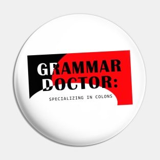 Grammar Doctor Pin