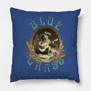 Blues Frog, bluegrass Pillow