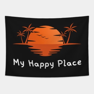 My Happy Place - Sunset Tapestry