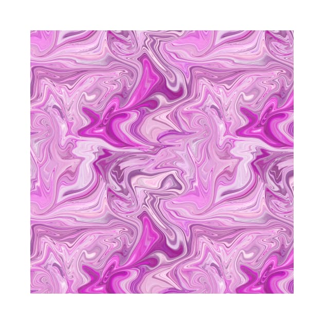 Pink Silk Marble - Digital Liquid Paint by GenAumonier