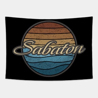 Sabaton Retro Waves Tapestry