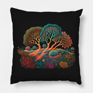 ⭐⭐⭐⭐⭐ coral reef Pillow