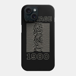 Vintage 1980 - Unknown Pleasures Phone Case