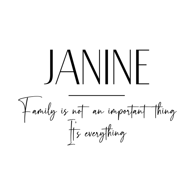 Janine Family, Janine Name, Janine Middle Name by Rashmicheal