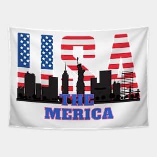 THE  Merica day 4 July Tapestry