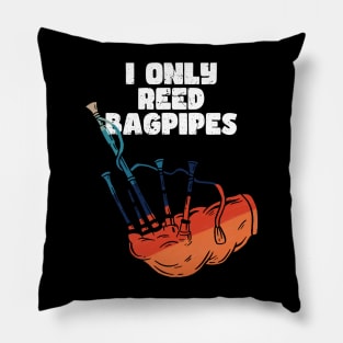 BAGPIPE RETRO COLORS Pillow