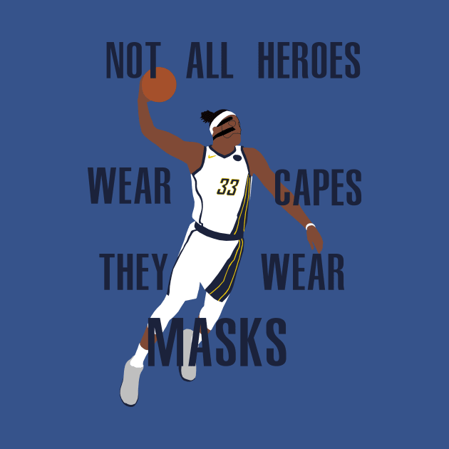 Myles Turner "Not All Heroes Wear Capes" by xRatTrapTeesx