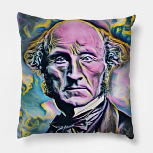 John Stuart Mill Portrait | John Stuart Mill Artwork 9 Pillow